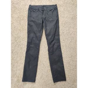 (V) ORIGINAL Prana Women Jeans pants hiking sport casual navy sz 6/28